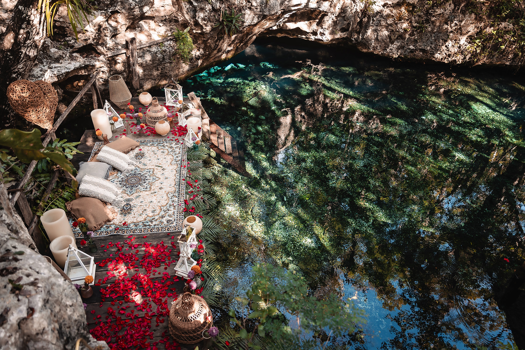 Special celebrations and romantic experiences in Tulum
